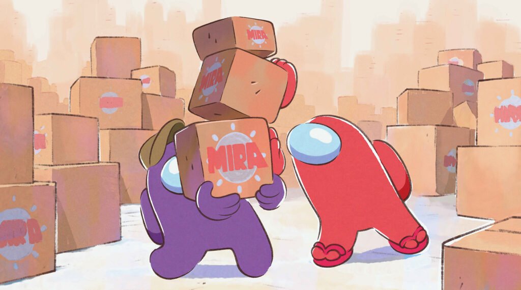 Among Us (série animée) – entrepôt de cartons MIRA — Charles Hilton