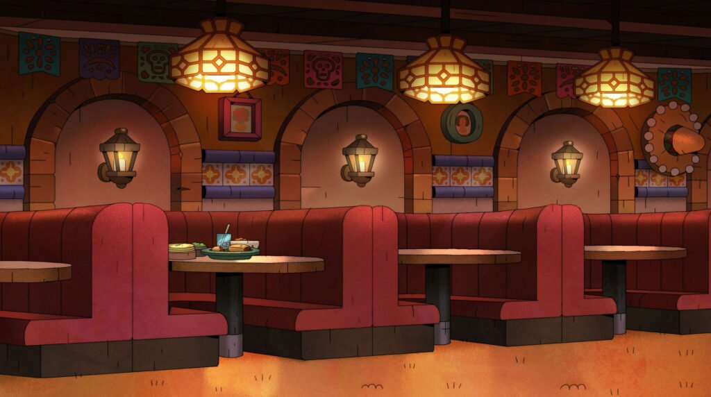 Amphibia – restaurant aux lampes Tiffany — Charles Hilton