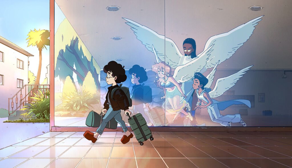 « Ice Water » (Rebecca Sugar) – couloir vitré et reflets d'anges — Charles Hilton