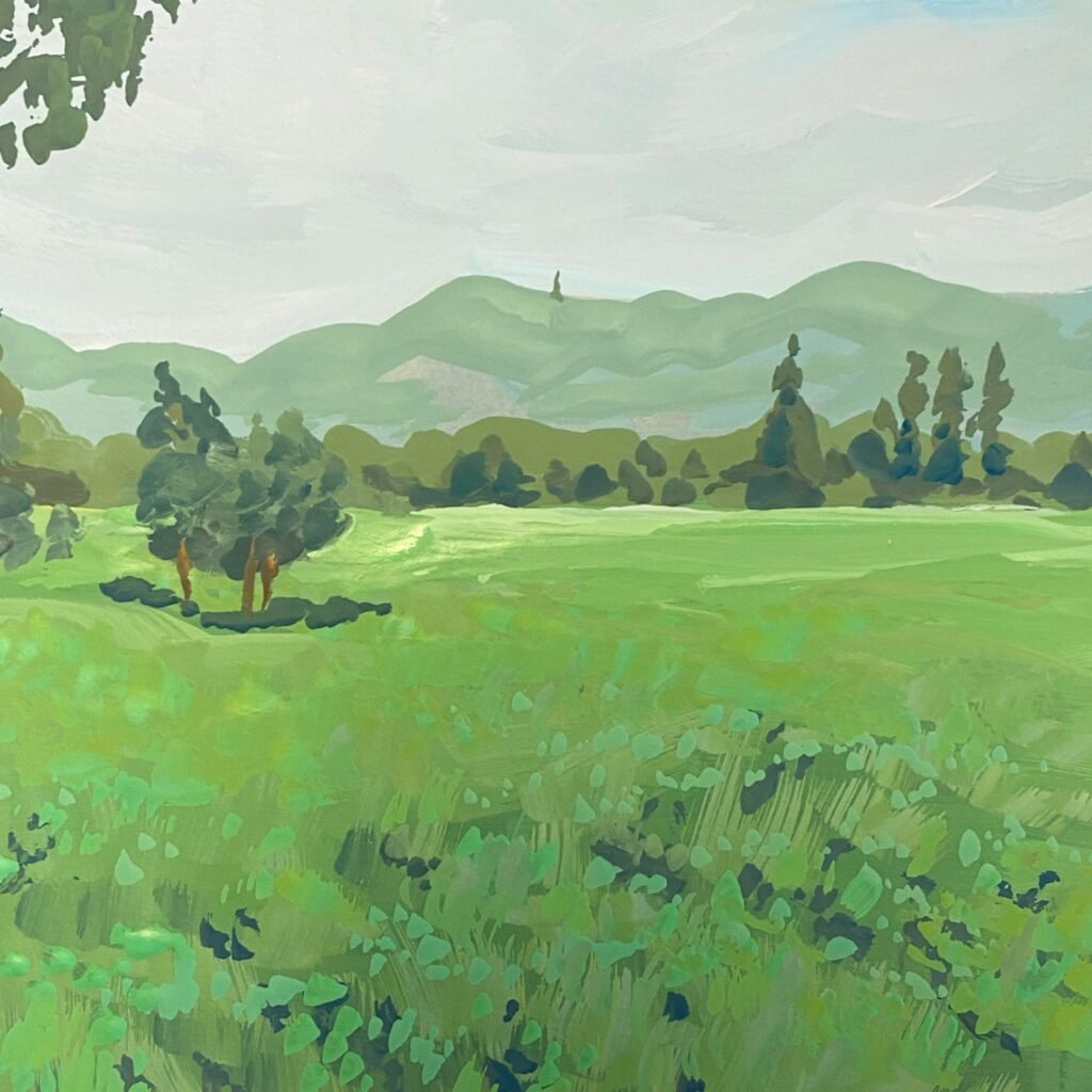 Pleinairpril – deuxième étude à la gouache — Charles Hilton