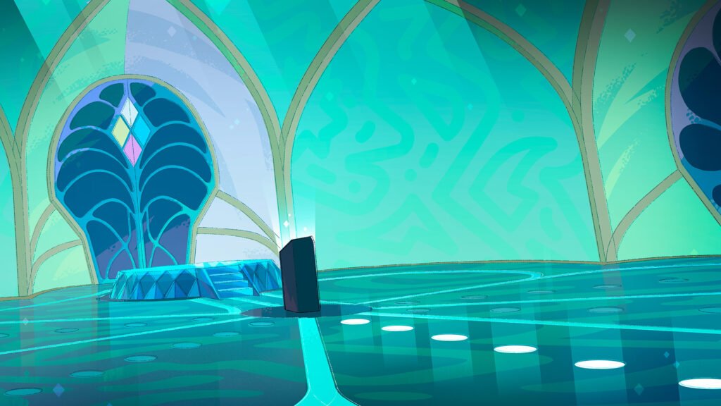 Steven Universe – salle de palais aux vitraux (Homeworld) — Charles Hilton