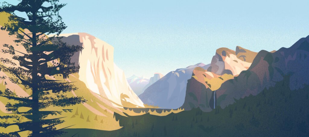 Yosemite – El Capitan depuis Tunnel View — Charles Hilton