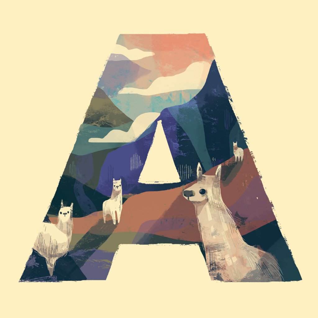 36 Days of Type 2017 – lettre animale — Chaaya Prabhat