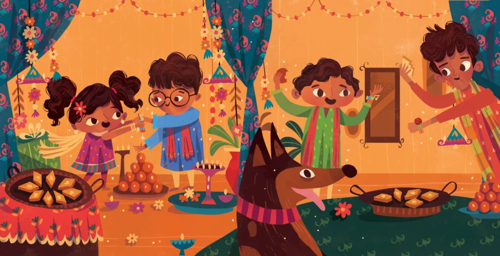 Bracelets for Bina's Brothers – pages 28-29 — Chaaya Prabhat