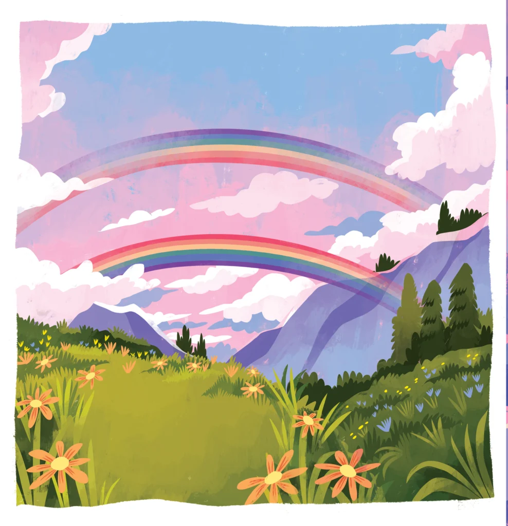 « Ribbons of Colour » – illustration — Chaaya Prabhat