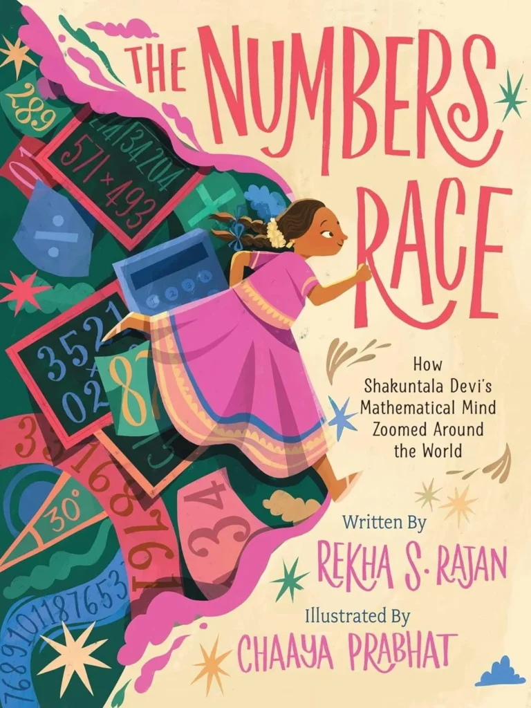 The Numbers Race – couverture (Beach Lane Books) — Chaaya Prabhat