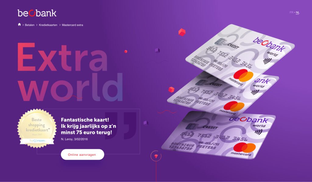 Beobank – expérience WebGL « MasterCard Extra World » — EPIC Agency