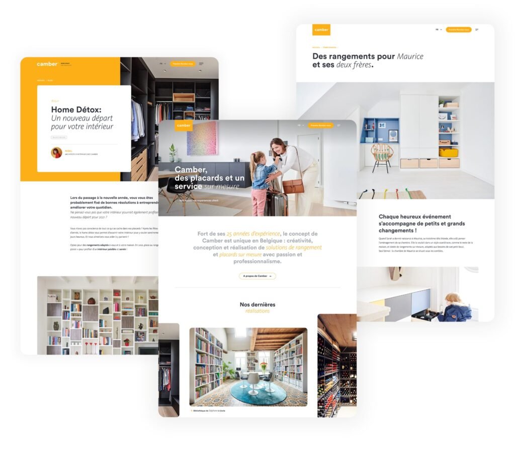 Camber – site, articles et histoires clients — EPIC Agency