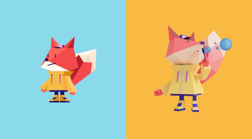 Focus – logo et personnages Mio et Kayou — EPIC Agency