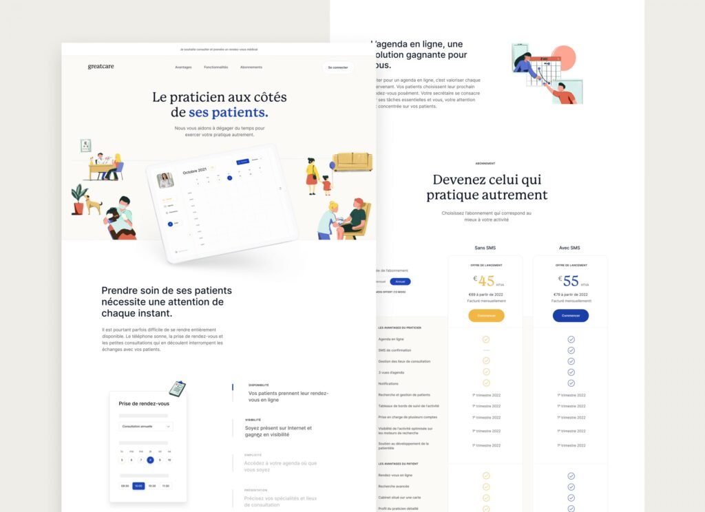 GreatCare – interface professionnels de santé — EPIC Agency