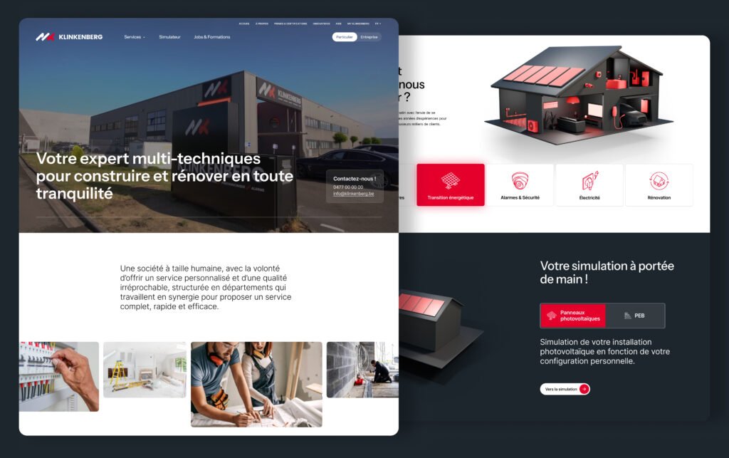 Klinkenberg – univers B2C du site — EPIC Agency
