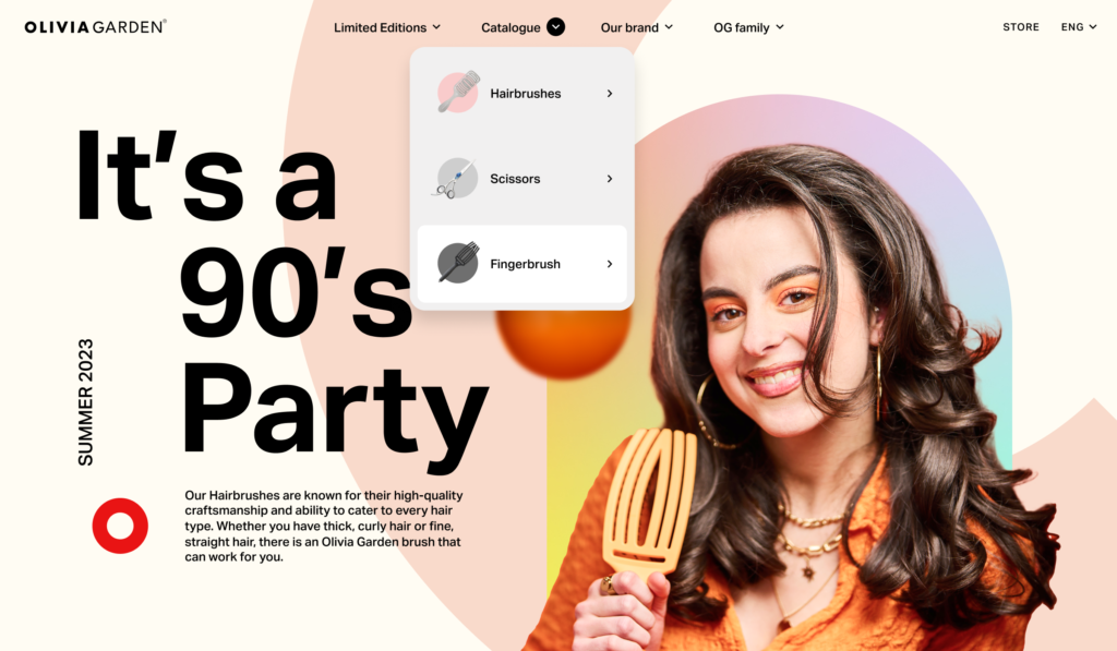 Olivia Garden – héro du site — EPIC Agency
