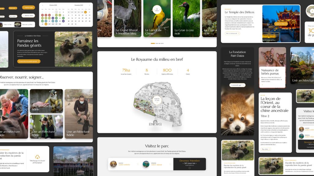Pairi Daiza – bibliothèque de composants — EPIC Agency