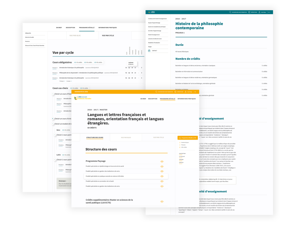 ULiège – design pour contenu massif — EPIC Agency