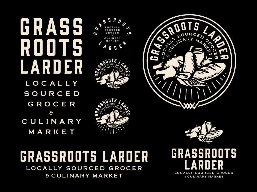 Grassroots Larder – branding system — The Forefathers Group