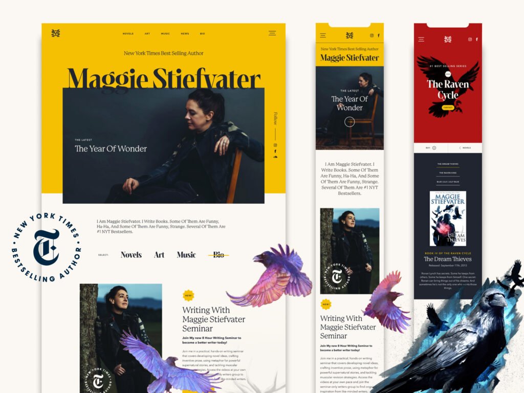 Maggie Stiefvater – new website — The Forefathers Group