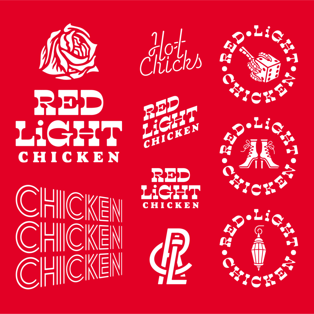 Red Light Chicken – brand mark (red) — The Forefathers Group