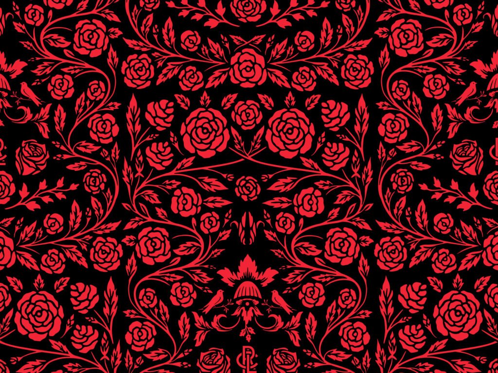 Red Light Chicken – interior wallpaper — The Forefathers Group