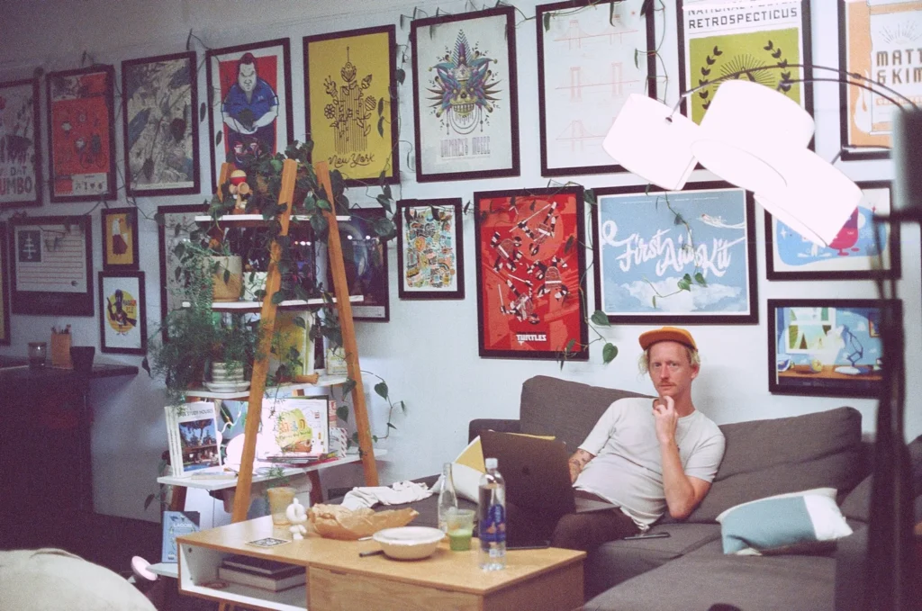 Kirk Wallace dans son atelier — Kirk Wallace