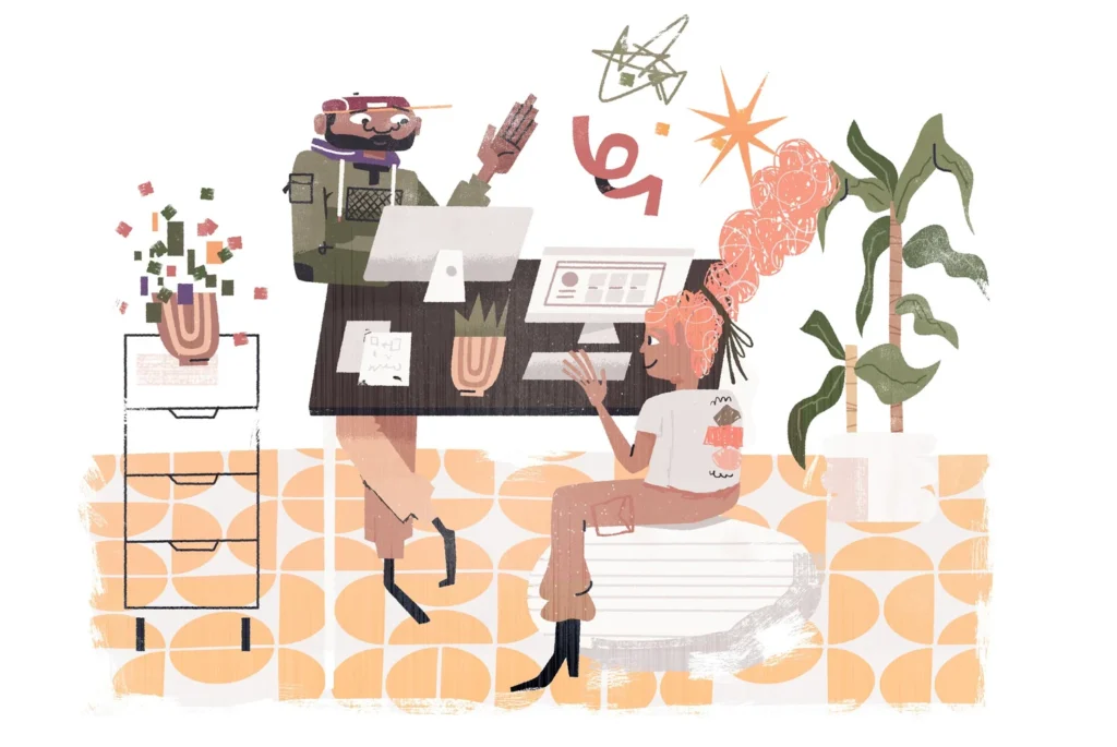 Wagepoint – illustrations partenaires — Kirk Wallace