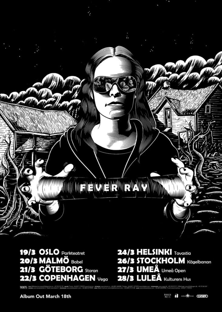 Affiche de tournée Fever Ray — Martin Ander