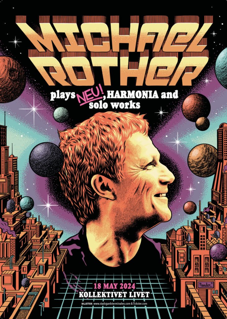 Affiche Michael Rother – Kollektivet Livet 2024 — Martin Ander