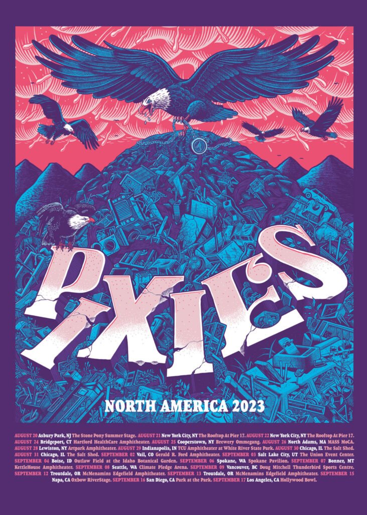 Affiche Pixies – North America 2023 — Martin Ander