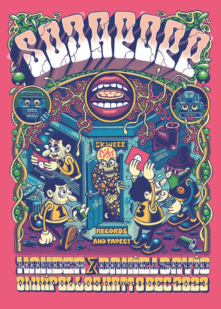 Affiche Sodapopp – Mander & Daniel Savio — Martin Ander