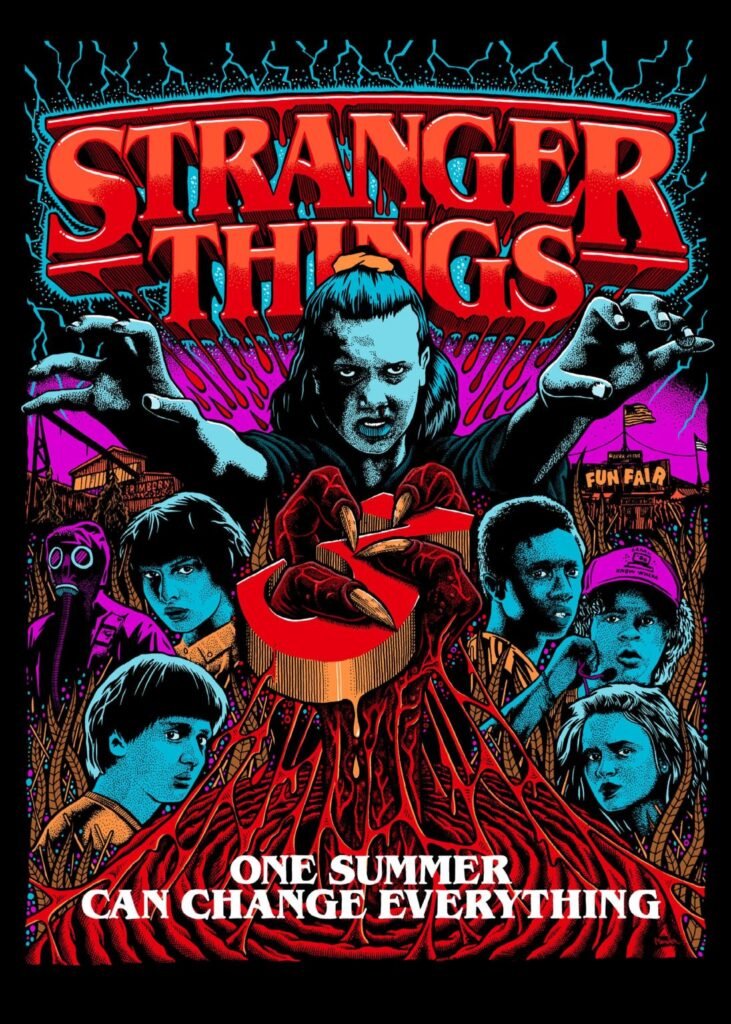 Affiche Stranger Things (saison 3) — Martin Ander
