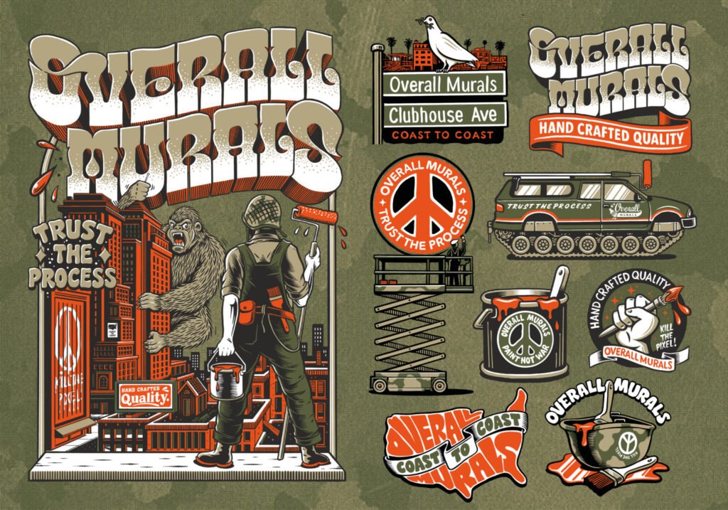 Identité Overall Murals — Martin Ander