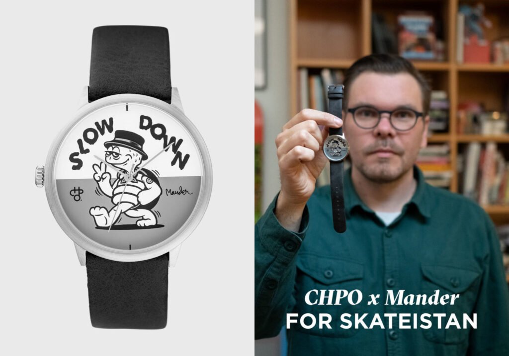 Montre CHPO × Mander pour Skateistan — Martin Ander