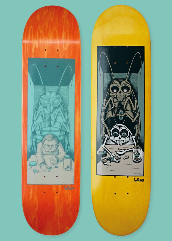 Planches Bellows Skateboards — Martin Ander
