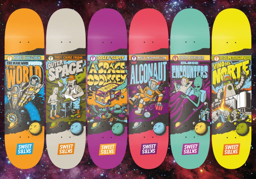 Série Sweet Skateboards « Space » — Martin Ander