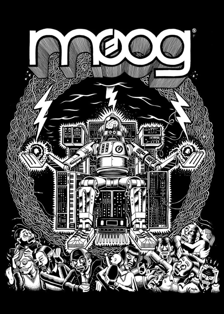 T-shirt Moog — Martin Ander