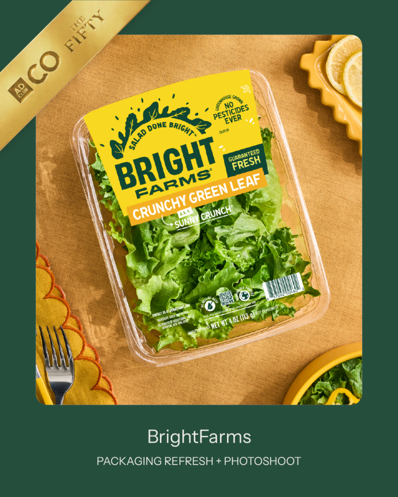 BrightFarms — salades de serre — Moxie Sozo