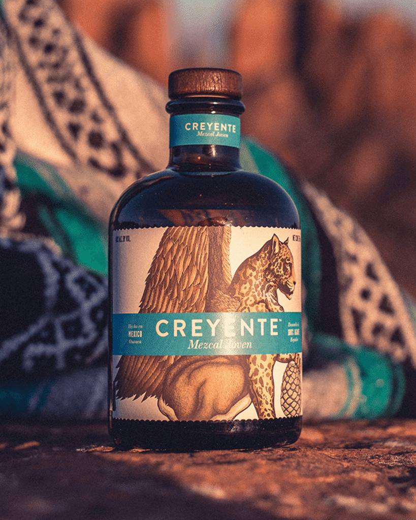 Creyente Mezcal — détail d’étiquette — Moxie Sozo
