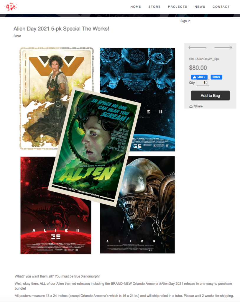 ALIEN 40 – variante — Orlando Arocena