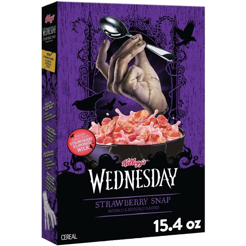 Céréales Kellogg's « Wednesday » Strawberry Snap — Orlando Arocena