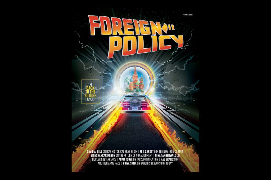 Foreign Policy – couverture « Retour vers le futur » — Orlando Arocena