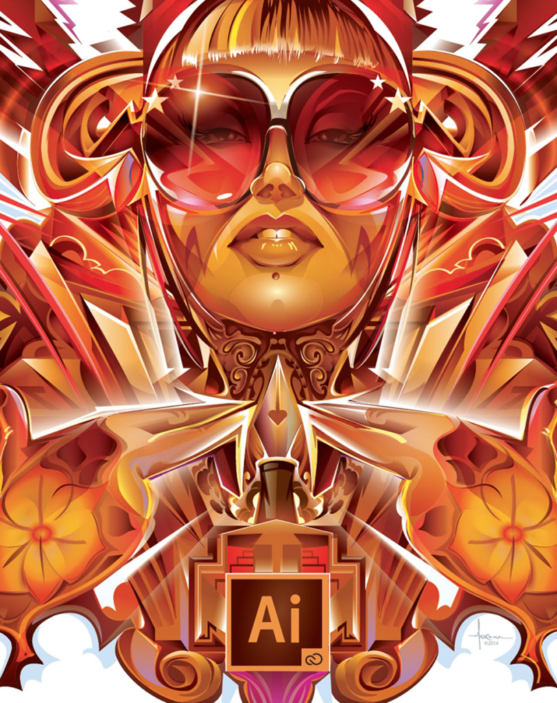 Venus Revisited – écran de démarrage Illustrator CC 2014 — Orlando Arocena