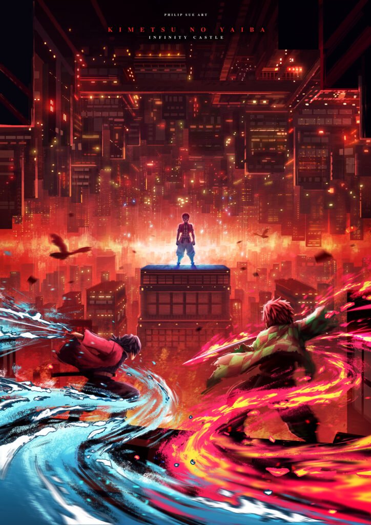 Demon Slayer — Le Château de l'Infini (fan art) — Philip Sue