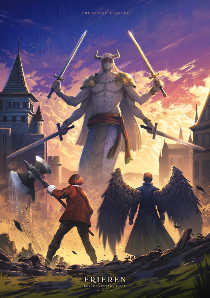 Frieren — Divine Révolte (fan art) — Philip Sue