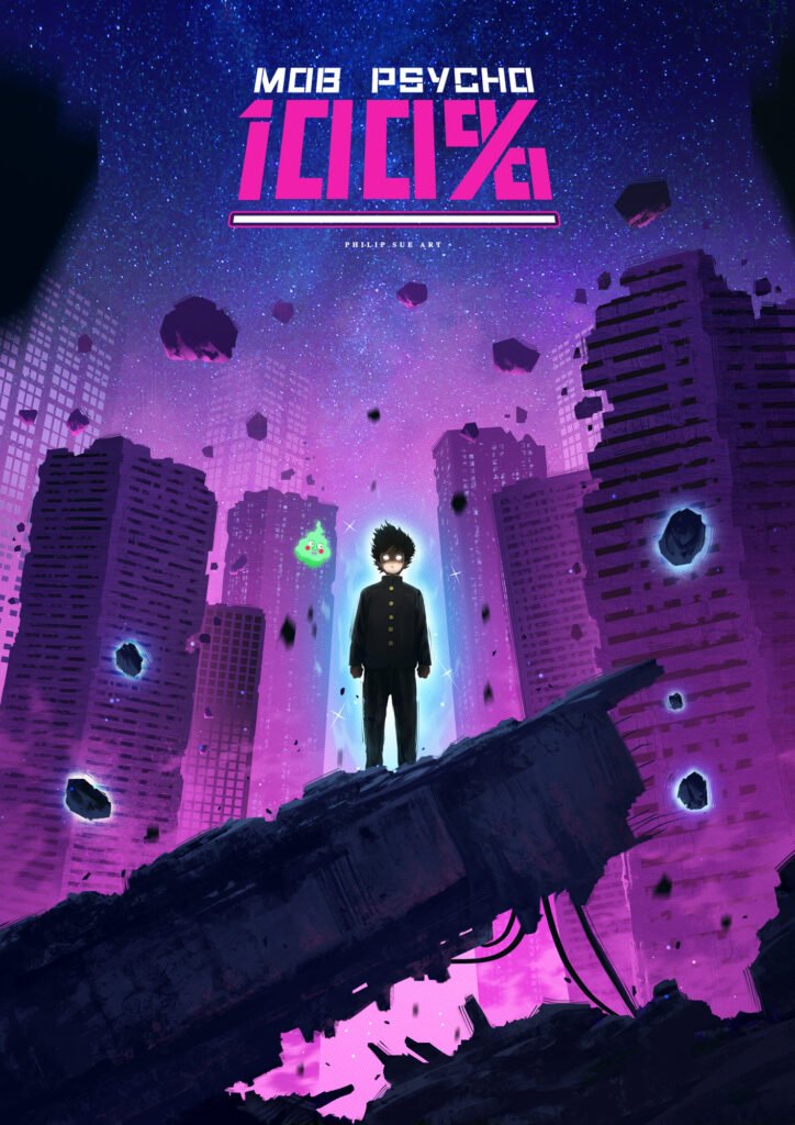 Mob Psycho 100 (fan art) — Philip Sue