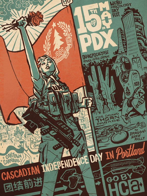 Futurelandia: Cascadian Independence Day — Rory Phillips