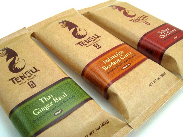Tengu Instant Noodles Packaging — Rory Phillips
