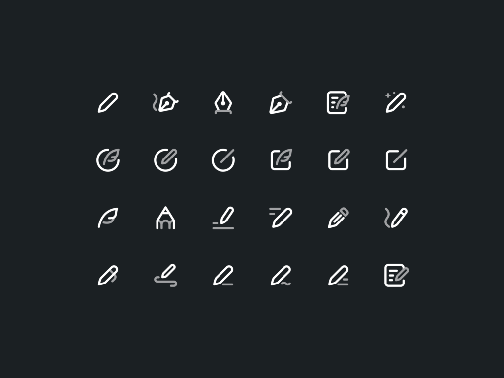 Icônes de composition — Nucleo v4 — Sebastiano Guerriero