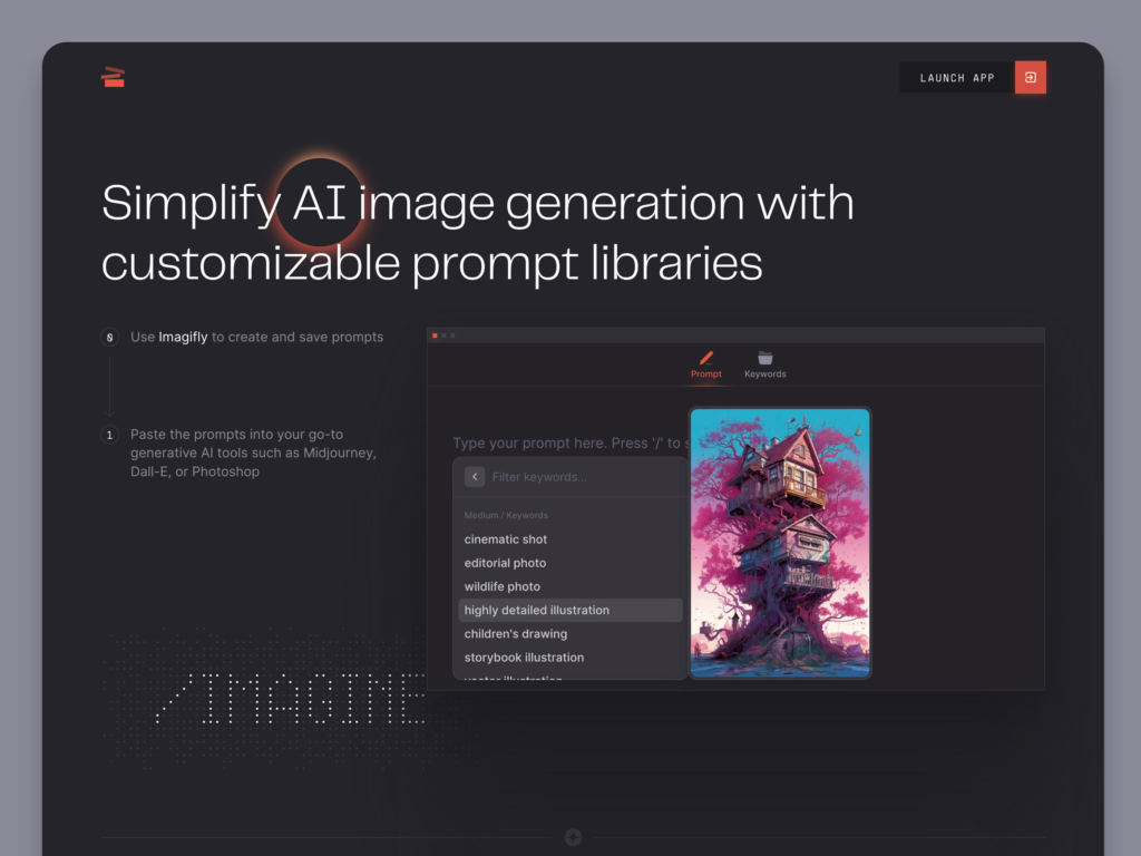 Imagifly — page d'accueil — Sebastiano Guerriero