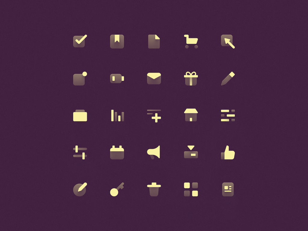 Mini Experimental Icons v1 — Sebastiano Guerriero