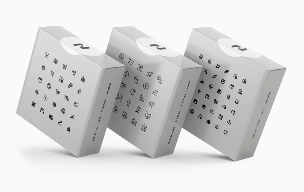 Nucleo — les boîtes d'icônes — Sebastiano Guerriero