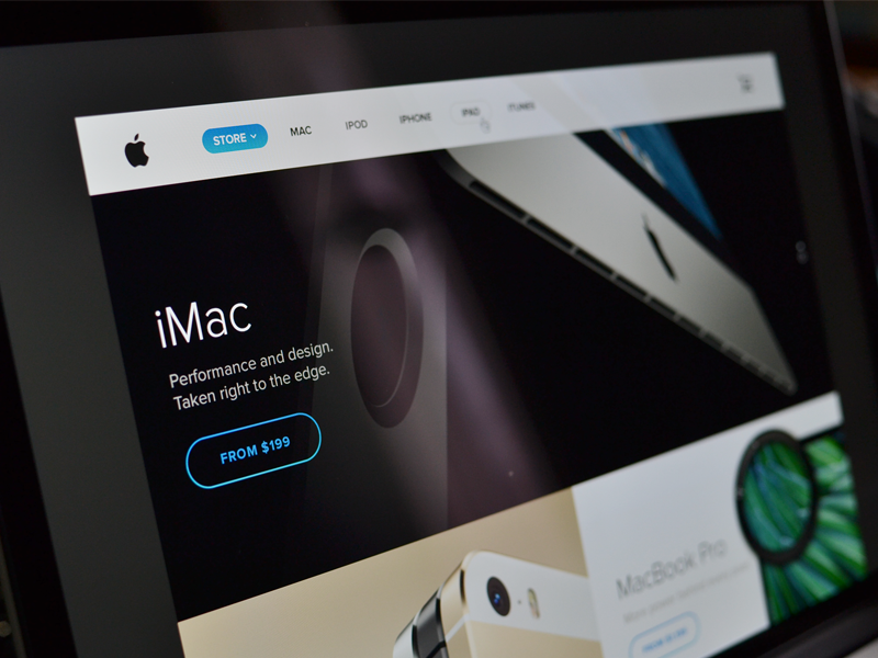 Refonte de l'Apple Store — travail en cours — Sebastiano Guerriero